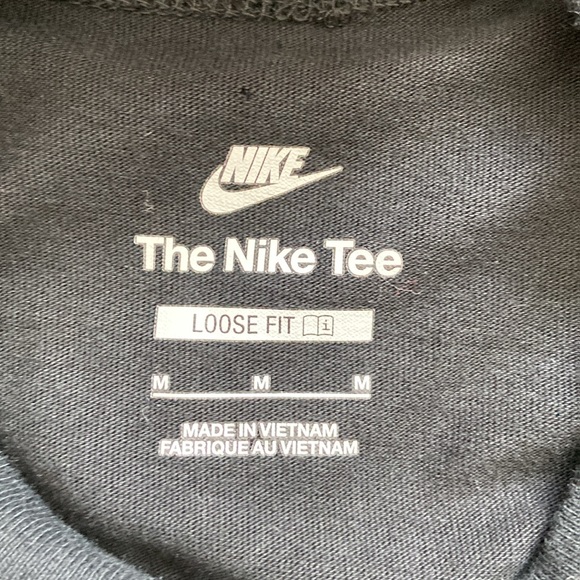 Nike • Black Long Sleeve Mock Neck Gold Embroidered Chains - Picture 12 of 13